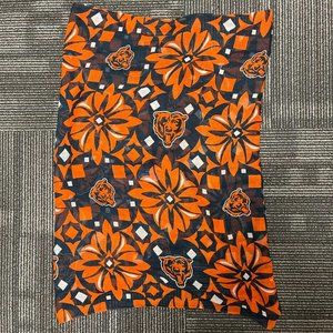 FOREVER COLLECTIBLES NFL Chicago Bears Novelty Print Infinity Scarf Navy Orange